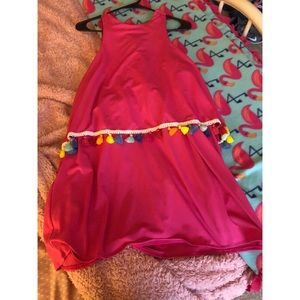 Pink Judith March tassel dress